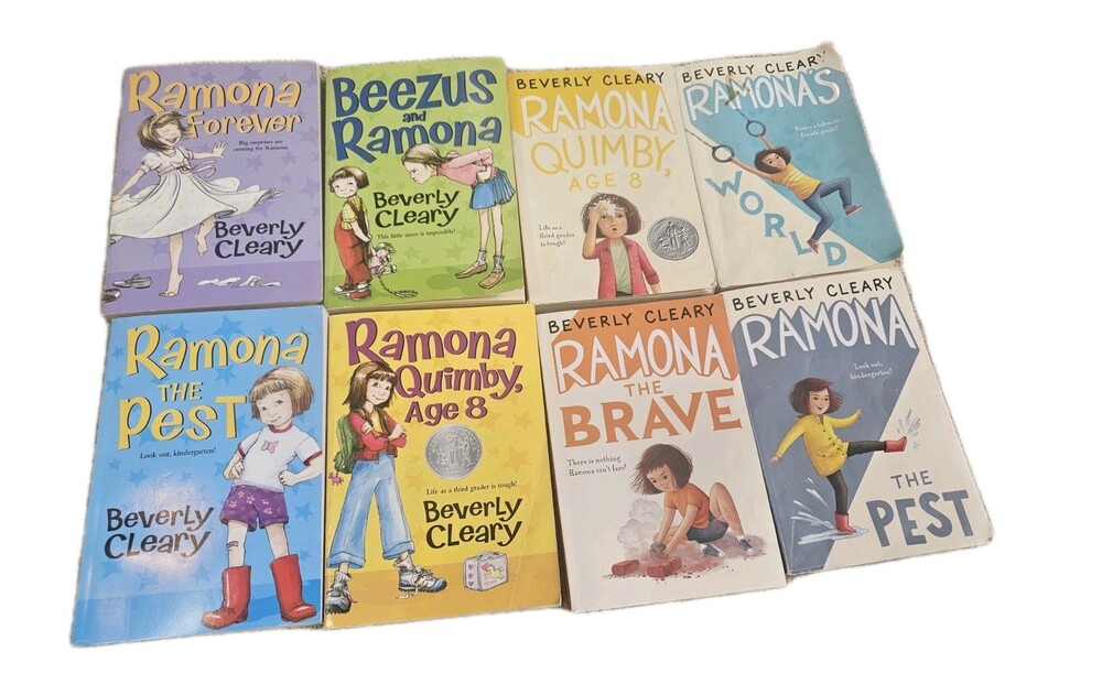 Beverly Cleary Ramona Quimby Chapter Books Lot of 8